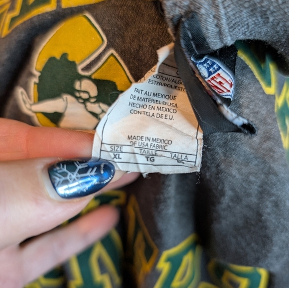 GREEN BAY PACKERS Gray Short Sleeve Tshirt XL - Picture 11 of 12